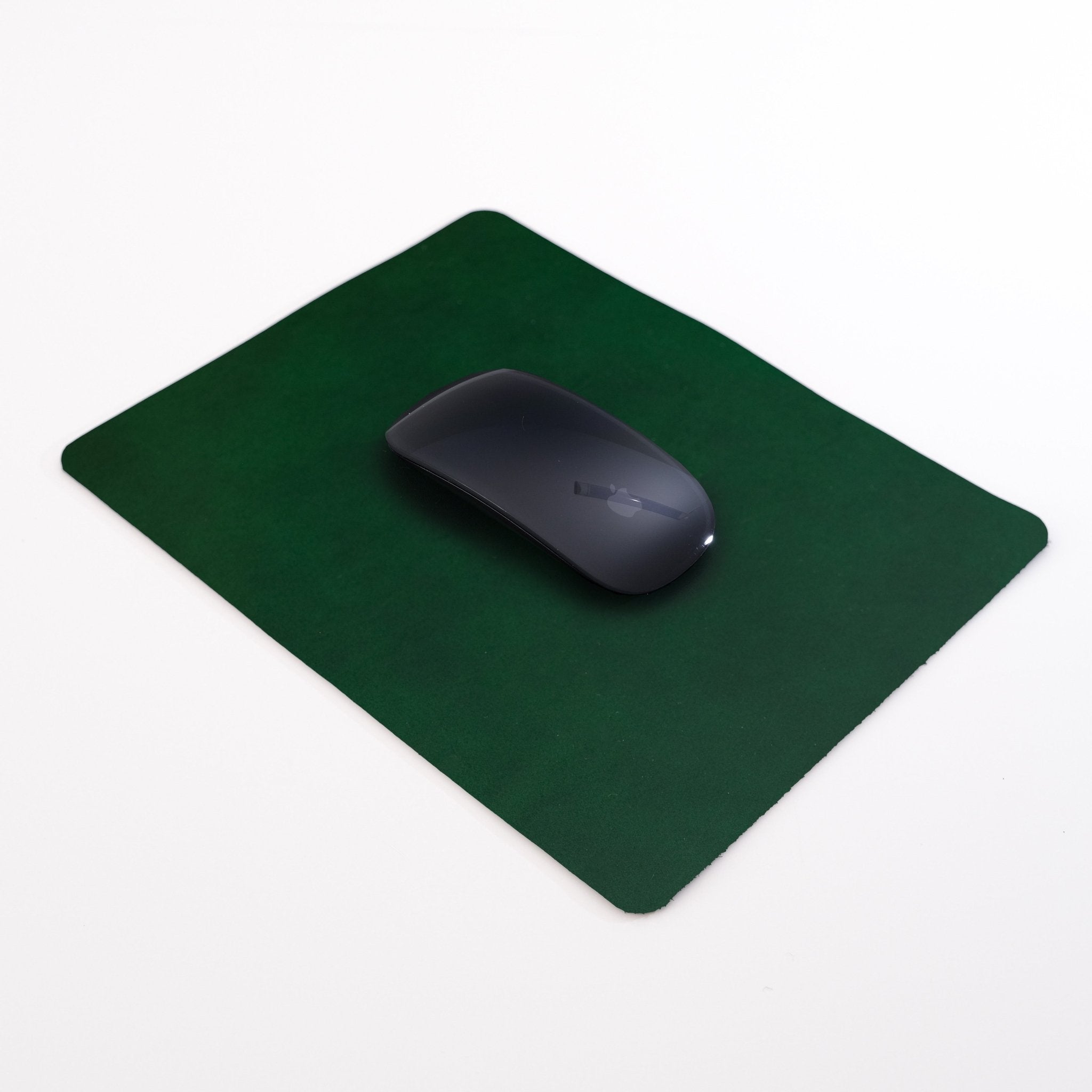 Emerald Leather Mouse Pad